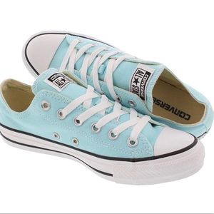 Converse Low Top Sneakers Mint Green Size 9